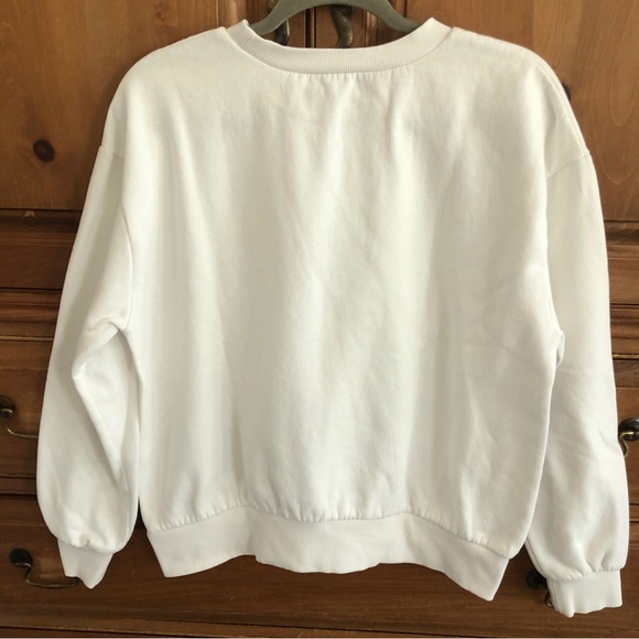 Zara Love is Always in Style White Crewneck - Picture 3 of 3
